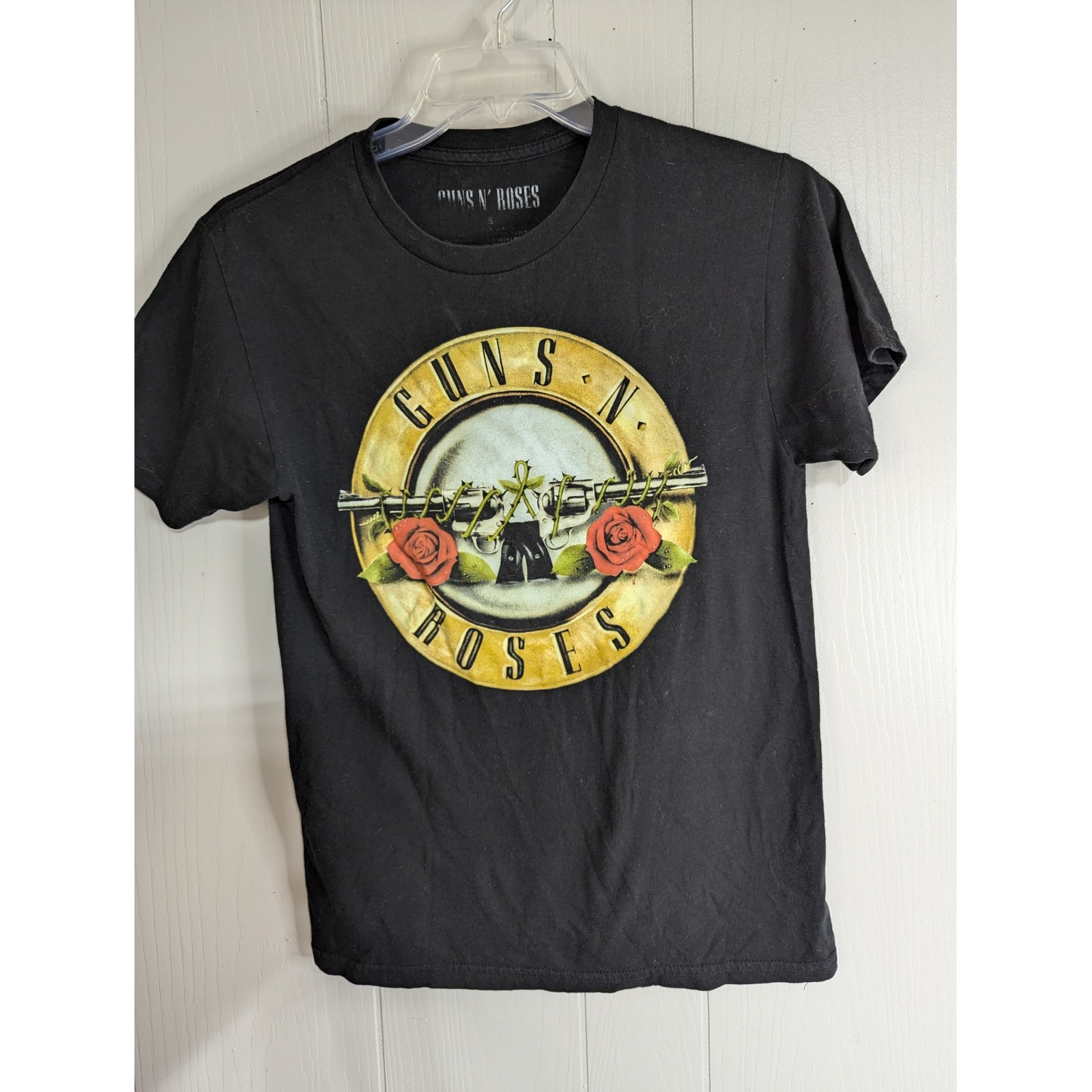 Guns N' Roses Rock Band Adult Mens Womens S Black Graphics T-Shirt Top